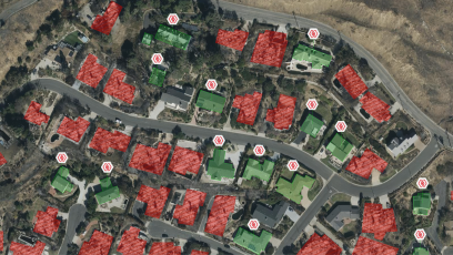 wildfire map