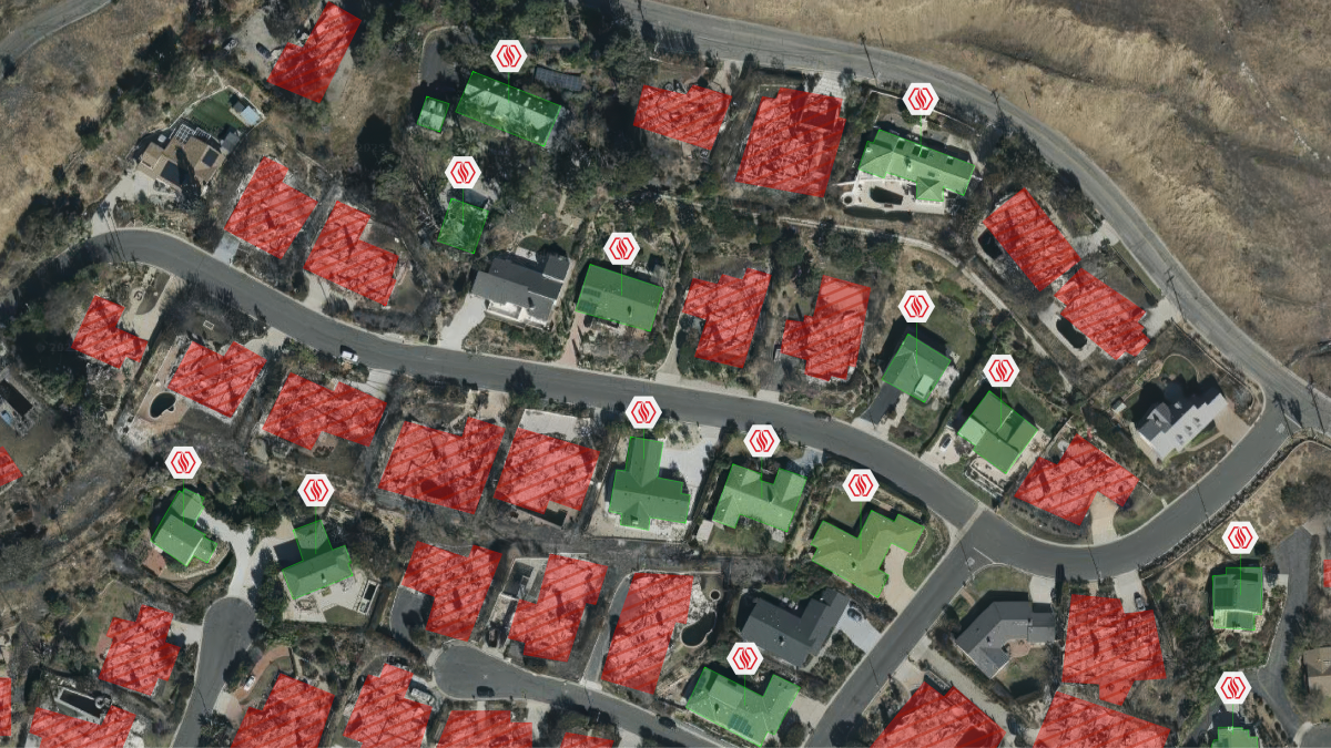 wildfire map