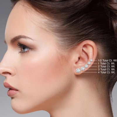Angara Diamond Studs