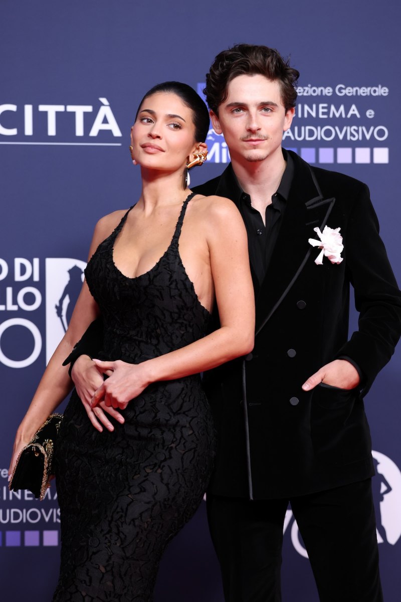 GettyImages-2213948169 Kylie Jenner and Timothee Chalamet Make Red Carpet Debut: Photos