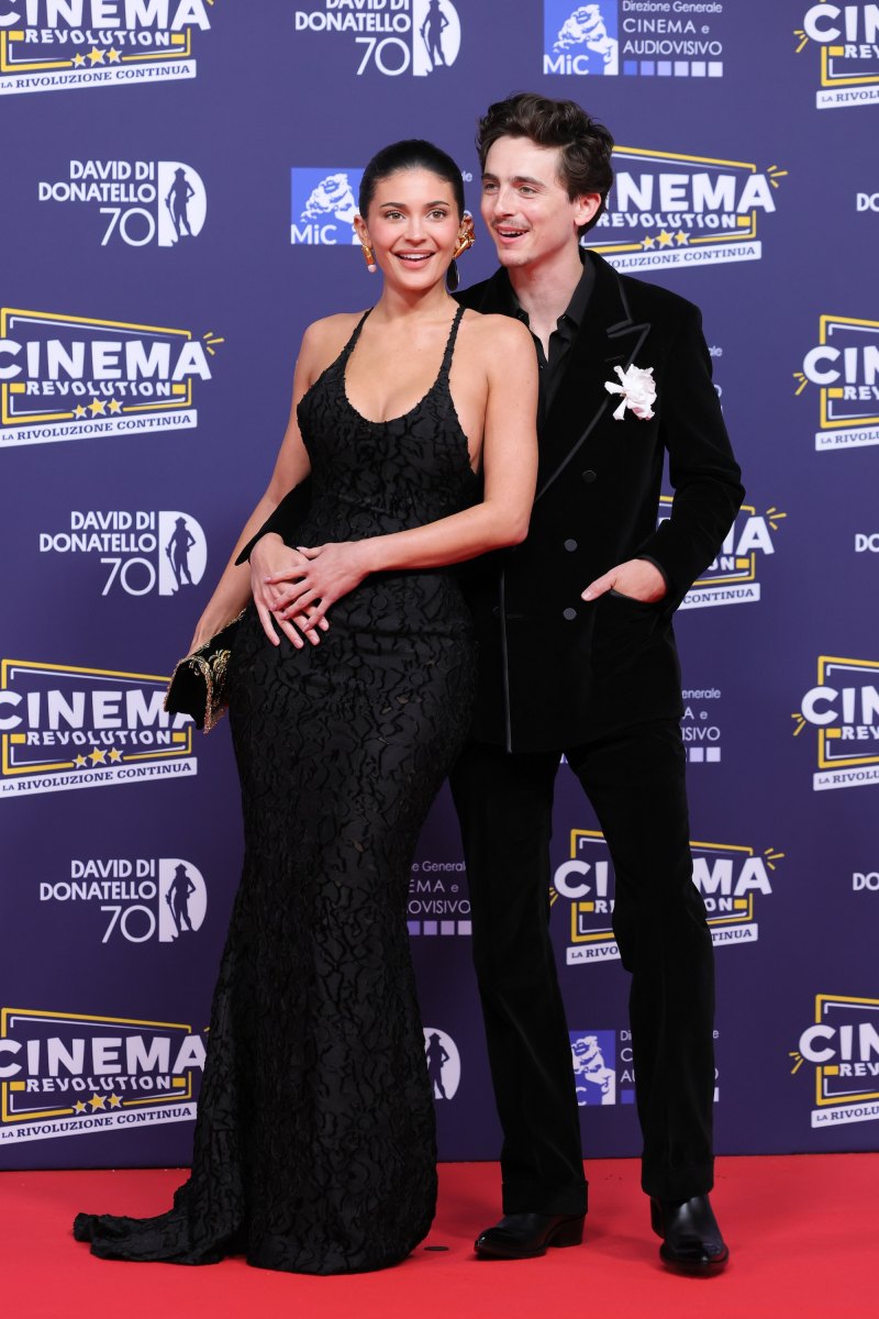 GettyImages-2213948690 Kylie Jenner and Timothee Chalamet Make Red Carpet Debut: Photos