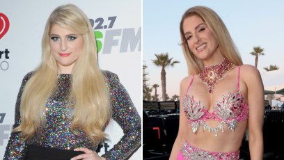 Meghan Trainor Shows Off Major Weight Loss in Hot Pink Bedazzled Bra