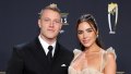 PHOENIX, ARIZONA - FEBRUARY 09: (L-R) Christian McCaffrey and Olivia Culpo attend the 12th annual NFL Honors at Symphony Hall on February 09, 2023 in Phoenix, Arizona. (Photo by Ethan Miller/Getty Images)