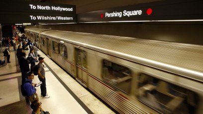 81391041 Los Angeles Metro Rail Lines See Crime Increase After Tap-to-Exit System Is Paused