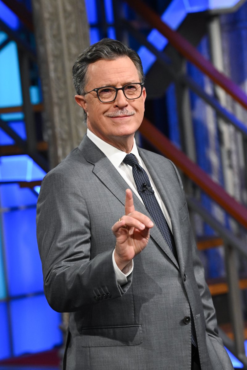 NEW YORK CITY - JULY 14: The Late Show with Stephen Colbert during Monday's July 14, 2025 show. (Photo by Scott Kowalchyk/CBS via Getty Images)