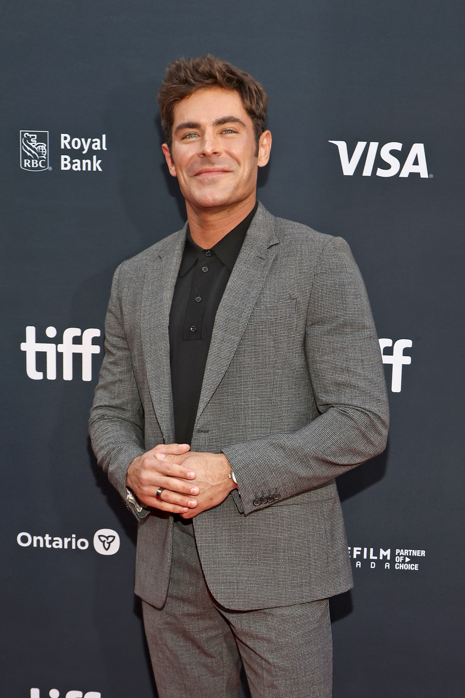 1423445902 TORONTO, ONTARIO - SEPTEMBER 13: Zac Efron attends "The Greatest Beer Run Ever" Premiere during the 2022 Toronto International Film Festival at Roy Thomson Hall on September 13, 2022 in Toronto, Ontario. (Photo by Tommaso Boddi/WireImage)