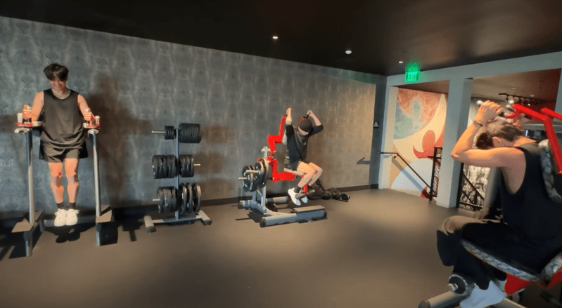bts gym workout