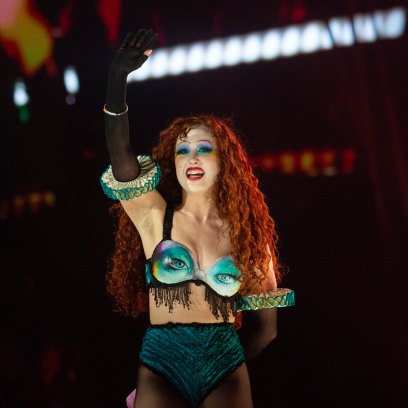 2229638976 BUDAPEST, HUNGARY - AUGUST 11: Chappell Roan performs onstage during Sziget Festival on August 11, 2025 in Budapest, Hungary. (Photo by Joseph Okpako/WireImage)
