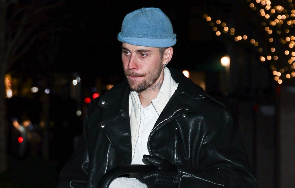 NEW YORK, NEW YORK - JANUARY 31: Justin Bieber is seen on The Upper East Side on January 31, 2025 in New York City. (Photo by Aeon/GC Images)