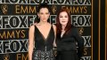 Riley Keough and Priscilla Presley at the 75th Primetime Emmy Awards held at the Peacock Theater on January 15, 2024 in Los Angeles, California. (Photo by Michael Buckner/Variety via Getty Images)