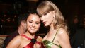 BEVERLY HILLS - JANUARY 7: Selena Gomez and Taylor Swift at the 81st Annual Golden Globe Awards, airing live from the Beverly Hilton in Beverly Hills, California on Sunday, January 7, 2024, at 8 PM ET/5 PM PT, on CBS and streaming on Paramount+. Photo: Todd Williamson/CBS via Getty Images)