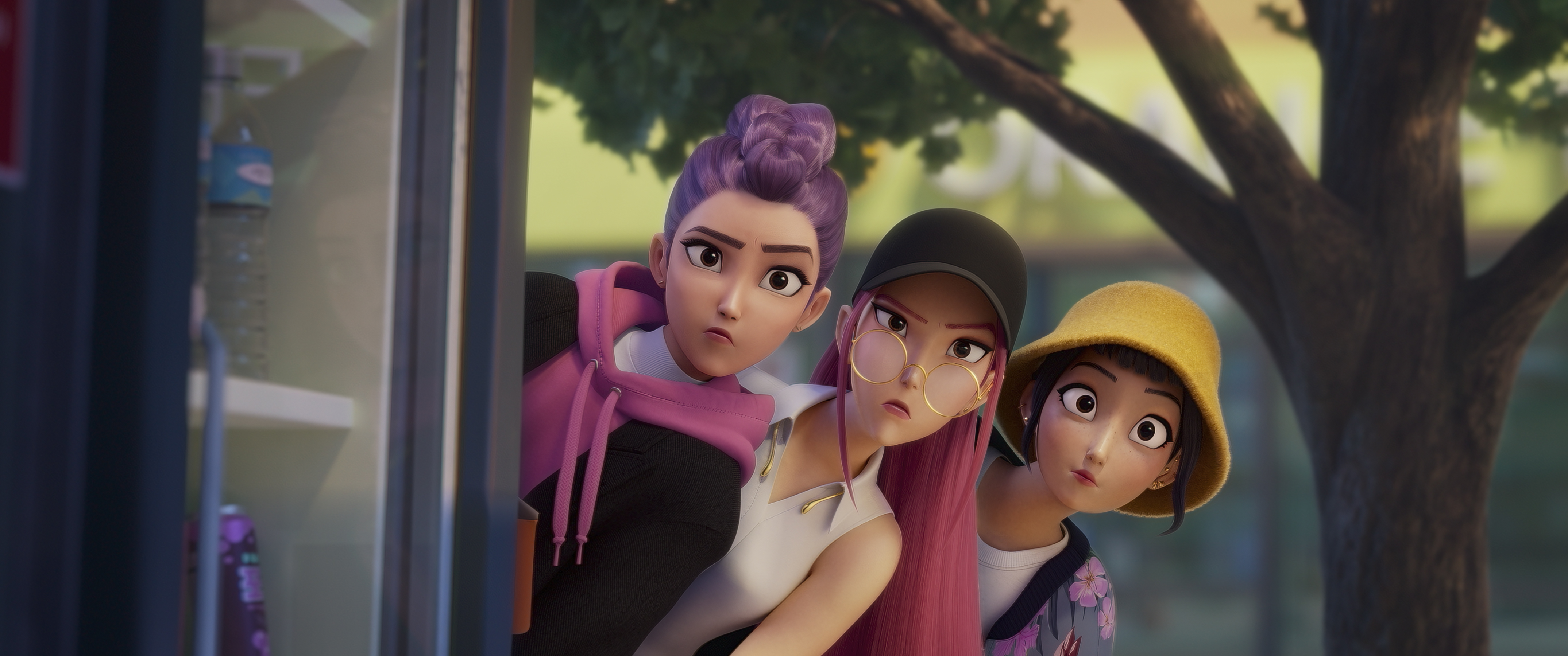 KPOP DEMON HUNTERS - When they aren't selling out stadiums, Kpop superstars Rumi, Mira and Zoey use their secret identities as badass demon hunters to protect their fans from an ever-present supernatural threat. Together, they must face their biggest enemy yet – an irresistible rival boy band of demons in disguise. ©2025 Netflix