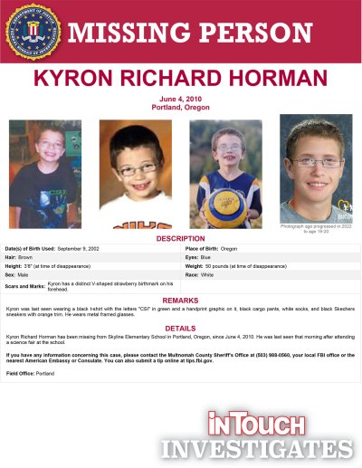 Kyron Richard Horman Poster Credit FBI