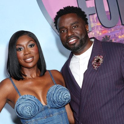 2213236057 Dr. Wendy Osefo, Eddie Osefo at Netflix's "Forever" series premiere held at Tudum Theater on May 06, 2025 in Los Angeles, California. (Photo by JC Olivera/Variety via Getty Images)