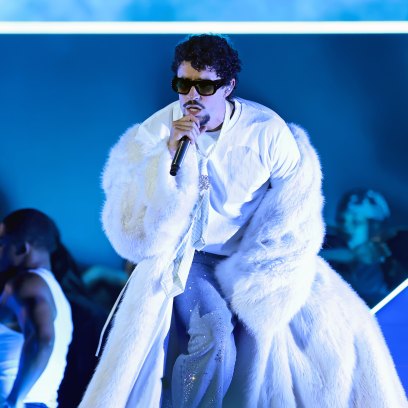 2205625250 HOLLYWOOD, CALIFORNIA - MARCH 17: Bad Bunny performs onstage at the 2025 iHeartRadio Music Awards at Dolby Theatre on March 17, 2025 in Hollywood, California. (Photo by Monica Schipper/Getty Images)