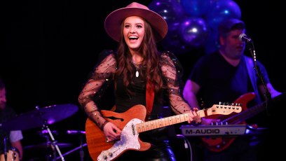 1385876936 NASHVILLE, TENNESSEE - MARCH 16: Maggie Baugh performs on stage during 'Maggie Baugh & Friends' at 3rd & Lindsley on March 16, 2022 in Nashville, Tennessee. (Photo by Terry Wyatt/Getty Images)
