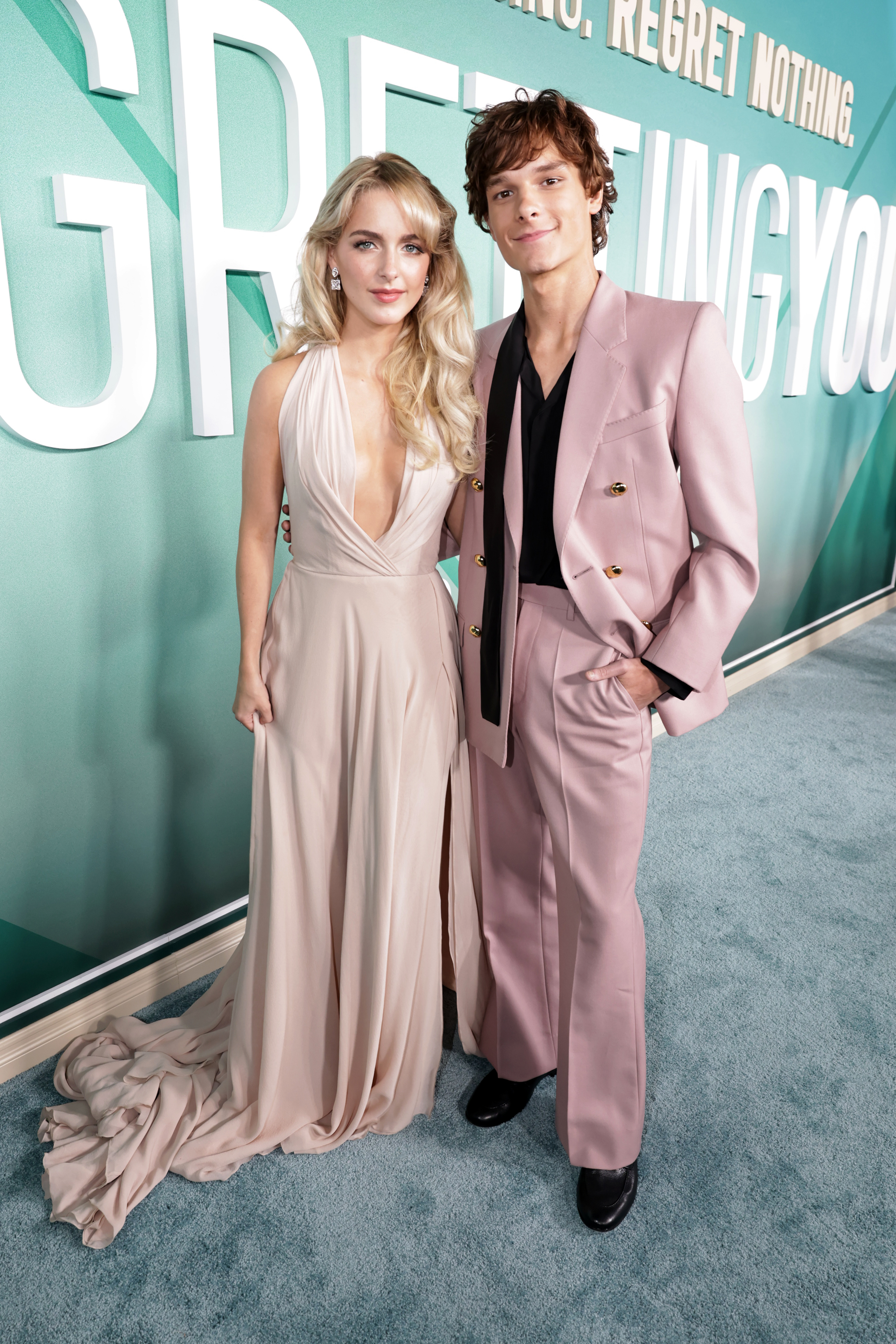 2242300146 LOS ANGELES, CALIFORNIA - OCTOBER 20: Mckenna Grace (L) and Mason Thames attend Colleen Hoover's "Regretting You" Los Angeles Premiere at Paramount Pictures Studios on October 20, 2025, in Los Angeles, California. (Photo by Eric Charbonneau/Paramount Pictures via Getty Images)
