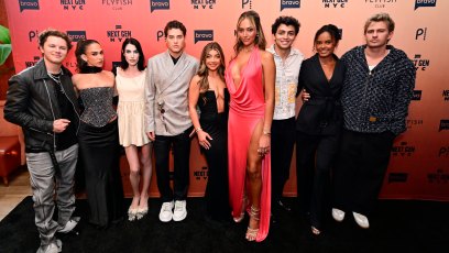 2217834686 NEXT GEN NYC -- "S1 Premiere Party" -- Pictured: (l-r) Hudson McLeroy, Ariana Biermann, Georgia McCann, Brooks Marks, Gia Giudice, Emira D'Spain, Shai Fruchter, Ava Dash, Charlie Zakkour on Monday, June 2 from Flyfish Club in New York City -- (Photo by: Eugene Gologursky/BRAVO via Getty Images)