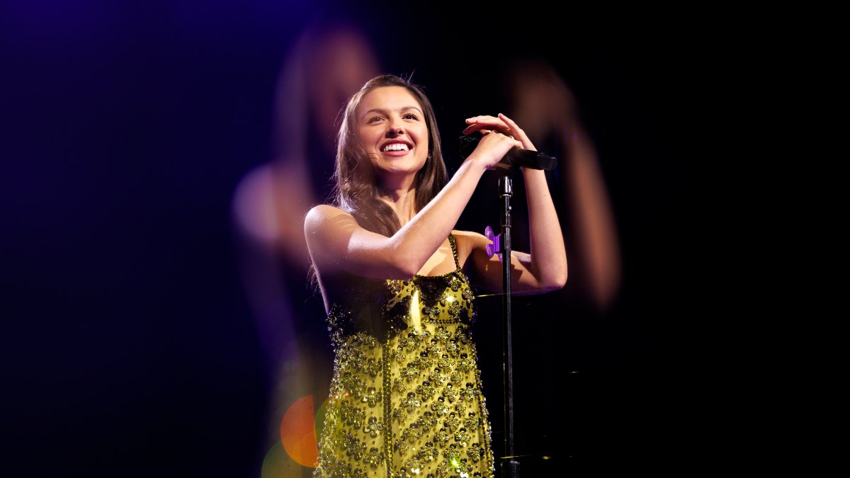 Olivia Rodrigo performs onstage at American Express Platinum Card x Olivia Rodrigo Concert on October 23, 2025 in New York City. (Photo by Christopher Polk/Billboard via Getty Images)