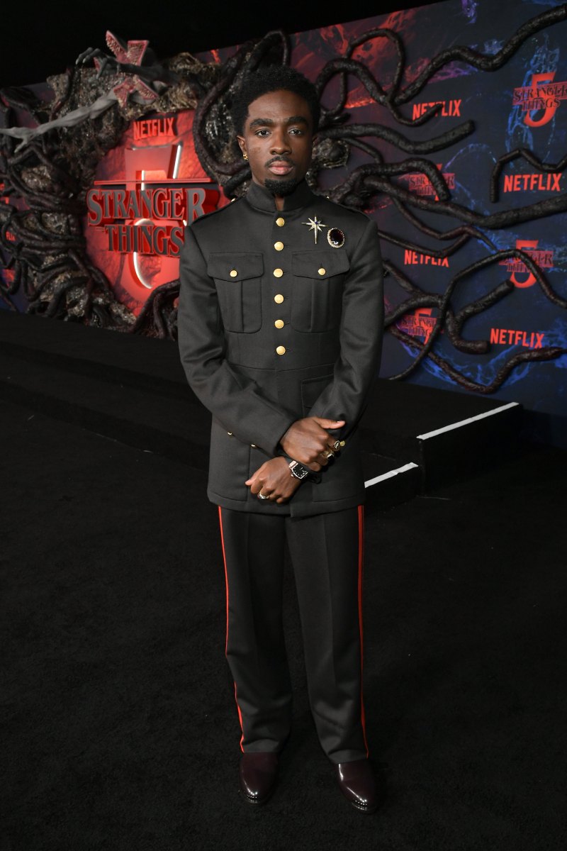 2245441667 HOLLYWOOD, CALIFORNIA - NOVEMBER 06: Caleb McLaughlin attends Netflix's "Stranger Things" Season 5 World Premiere at TCL Chinese 6 Theatres on November 06, 2025 in Hollywood, California. (Photo by Charley Gallay/Getty Images for Netflix)