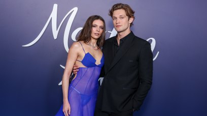 BERLIN, GERMANY - OCTOBER 17: (EDITORS NOTE: This image has been retouched at the request of the client.) Harriet Herbig-Matten and Damian Hardung attend the "Maxton Hall - Die Welt zwischen uns" Season 2 Premiere at Tempodrom on October 17, 2025 in Berlin, Germany. (Photo by Gerald Matzka Exclusives/Getty Images)
