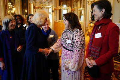 2203942168 Queen Camilla Fails to Recognize Welsh Actress Before Commenting on Her Weight Loss