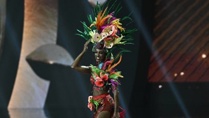 2246858753 Miss Jamaica Hospitalized After Falling Off Miss Universe Stage During Competition