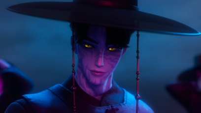 KPOP DEMON HUNTERS - When they aren't selling out stadiums, Kpop superstars Rumi, Mira and Zoey use their secret identities as badass demon hunters to protect their fans from an ever-present supernatural threat. Together, they must face their biggest enemy yet – an irresistible rival boy band of demons in disguise. ©2025 Netflix