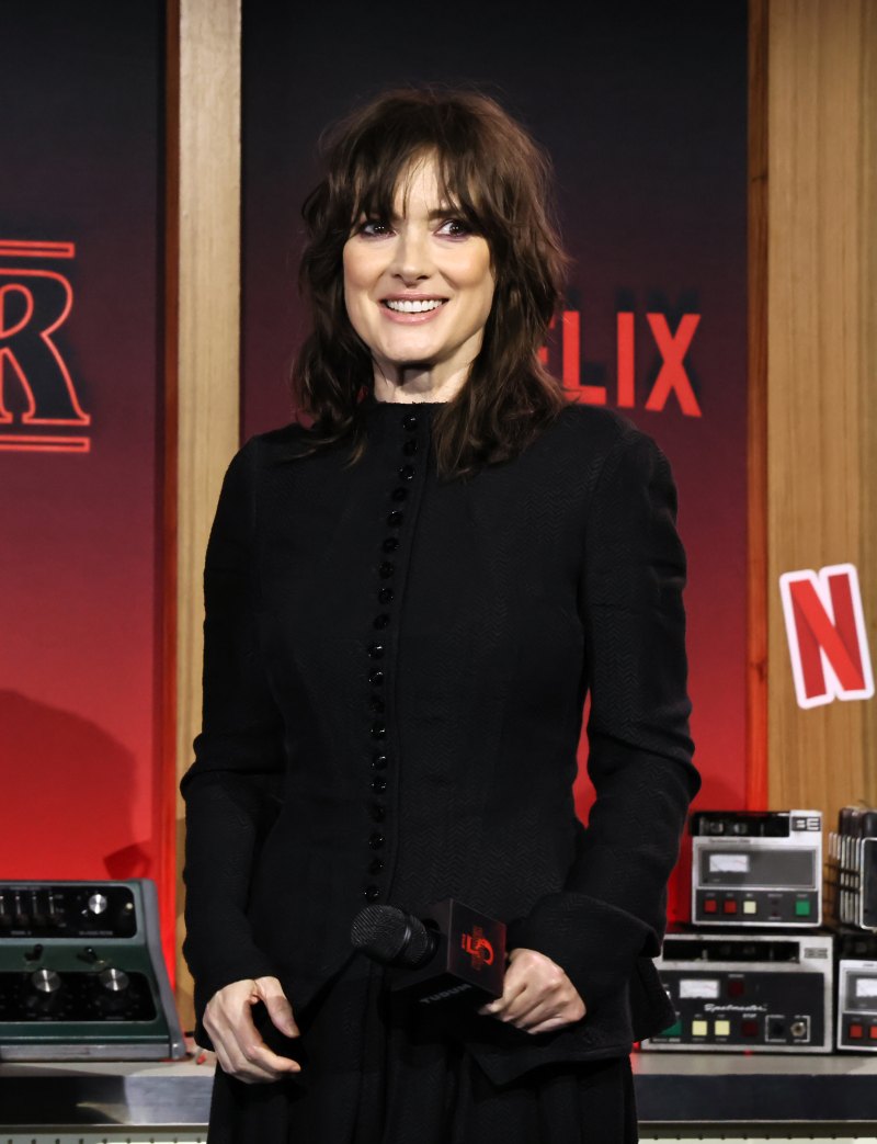 2245442165 HOLLYWOOD, CALIFORNIA - NOVEMBER 06: Winona Ryder attends Netflix's "Stranger Things" Season 5 World Premiere at TCL Chinese 6 Theatres on November 06, 2025 in Hollywood, California. (Photo by Rodin Eckenroth/Getty Images for Netflix)