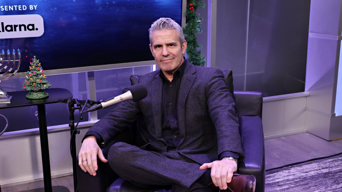 1856382362 NEW YORK, NEW YORK - DECEMBER 14: SiriusXM host Andy Cohen takes part in SiriusXM's Radio Andy Annual Holiday Hangout at SiriusXM Studios on December 14, 2023 in New York City. (Photo by Cindy Ord/Getty Images for SiriusXM)