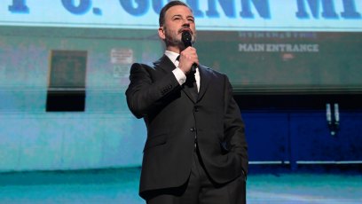 2201429596 LAS VEGAS, NEVADA - FEBRUARY 22: Jimmy Kimmel performs onstage as Keep Memory Alive hosts star-studded lineup at annual "Power Of Love" gala at MGM Grand Garden Arena on February 22, 2025 in Las Vegas, Nevada. (Photo by Bryan Steffy/Getty Images for Keep Memory Alive)