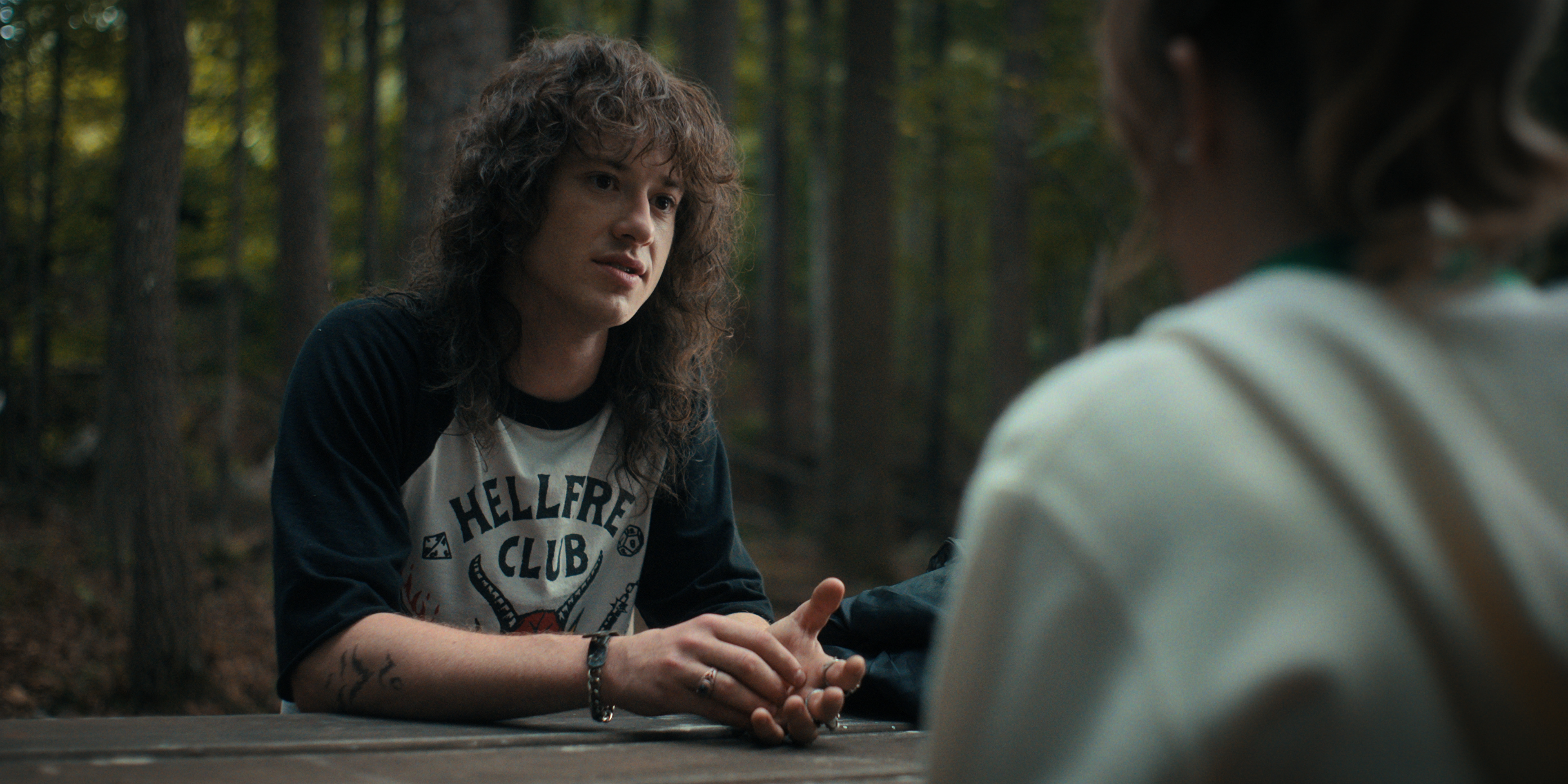 STRANGER THINGS. Joseph Quinn as Eddie Munson in STRANGER THINGS. Cr. Courtesy of Netflix © 2022