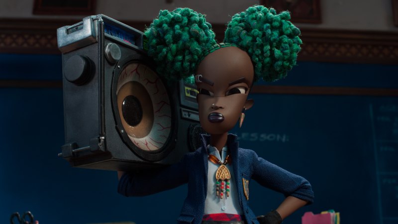 WENDELL & WILD - Kat (voiced by Lyric Ross). Cr: Netflix © 2022