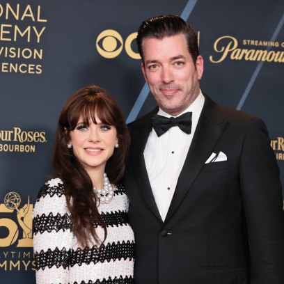 2156566154 Zooey Deschanel Offers Wedding Planning Update with Jonathan Scott: ‘The Bar is High’
