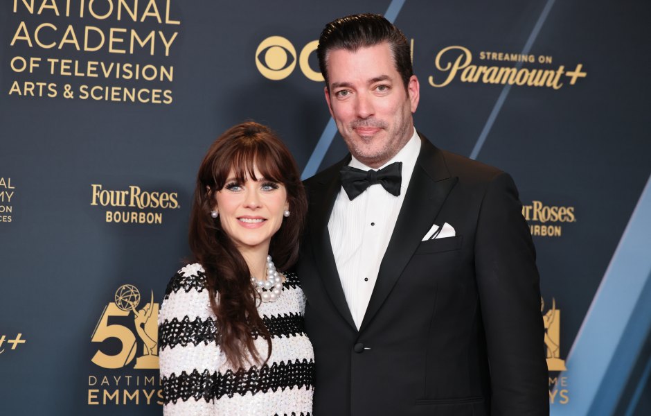 2156566154 Zooey Deschanel Offers Wedding Planning Update with Jonathan Scott: ‘The Bar is High’