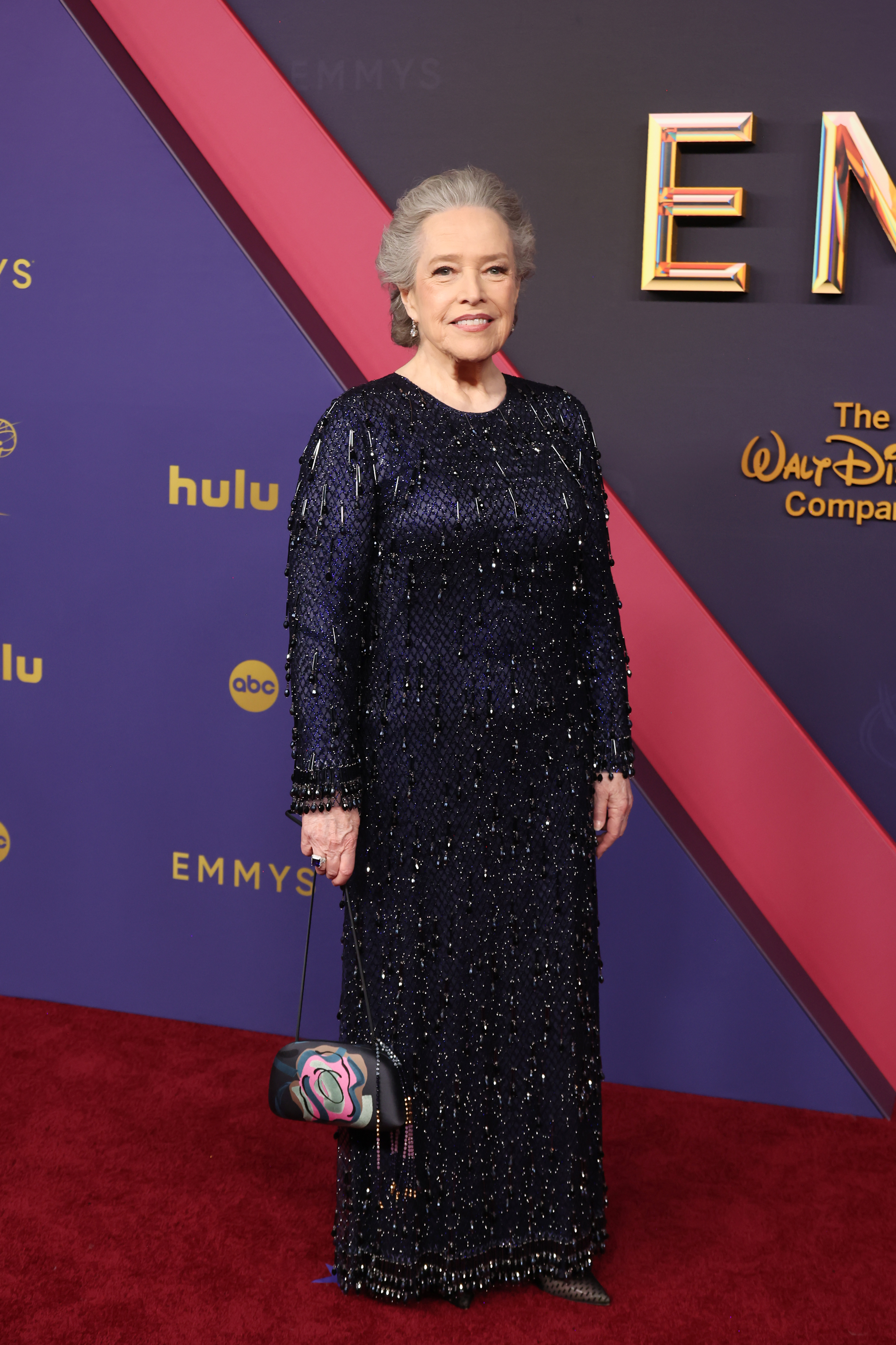 2172239535 LOS ANGELES, CALIFORNIA - SEPTEMBER 15: Kathy Bates attends the 76th Primetime Emmy Awards at Peacock Theater on September 15, 2024 in Los Angeles, California. (Photo by Amy Sussman/Getty Images)