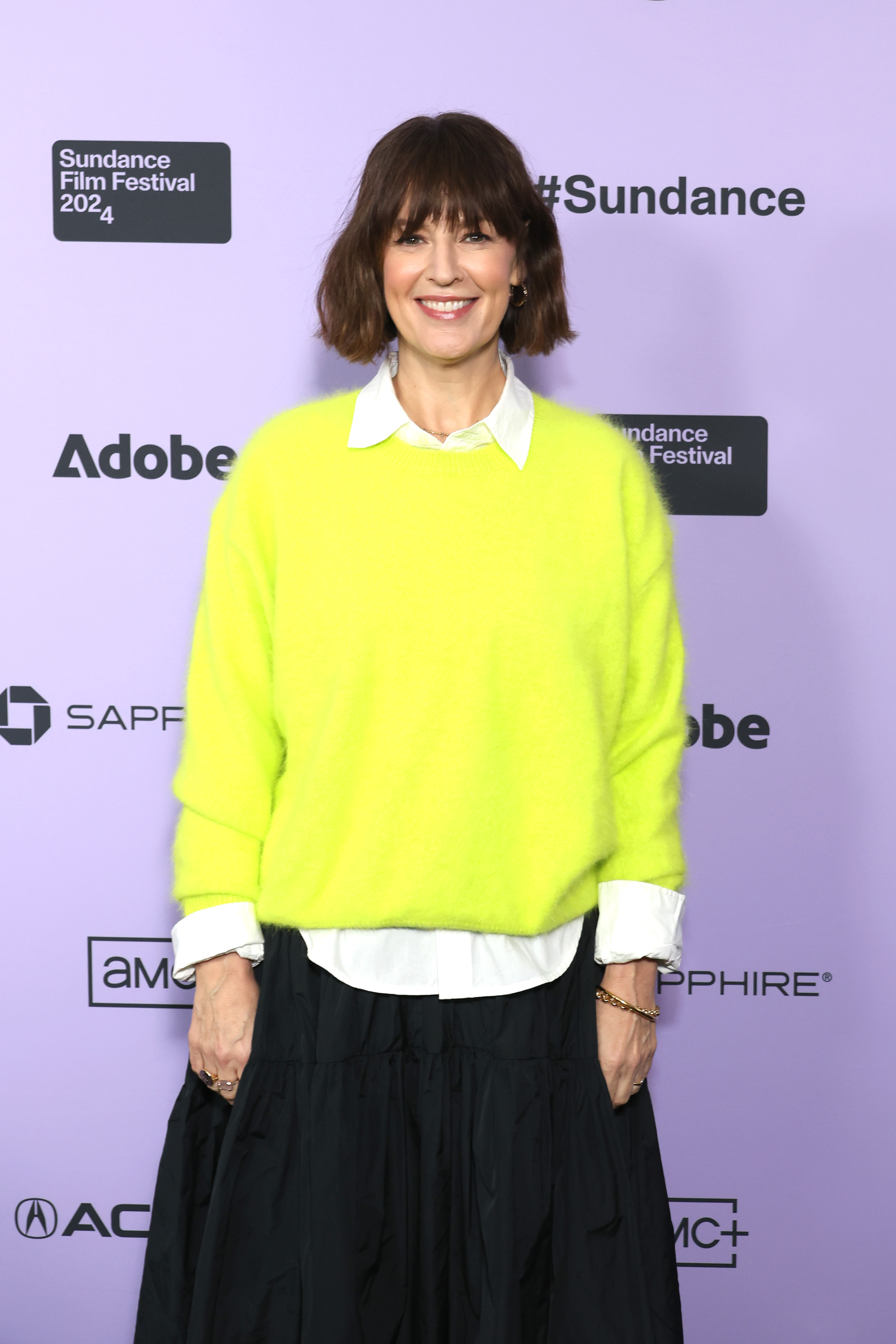 1945318828 PARK CITY, UTAH - JANUARY 18: Rosemarie Dewitt attends "Out Of My Mind" Premiere during the 2024 Sundance Film Festival at Egyptian Theatre on January 18, 2024 in Park City, Utah. (Photo by Matt Winkelmeyer/Getty Images)