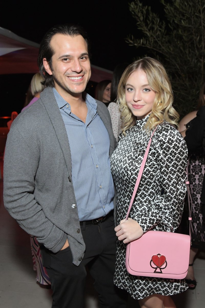1052865012 LOS ANGELES, CA - OCTOBER 23: Jonathan Davino (L) and Sydney Sweeney attend the InStyle and Kate Spade dinner at Spring Place on October 23, 2018 in Los Angeles, California. (Photo by Charley Gallay/Getty Images for InStyle)