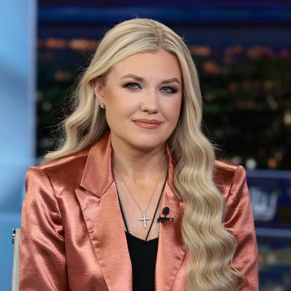 2250858988 NEW YORK, NEW YORK - DECEMBER 08: Erika Kirk discusses the newly released book "Stop, In The Name of God: Why Honoring The Sabbath Will Transform Your Life" on "Hannity" at Fox News Channel Studios on December 08, 2025 in New York City. (Photo by Dimitrios Kambouris/Getty Images)