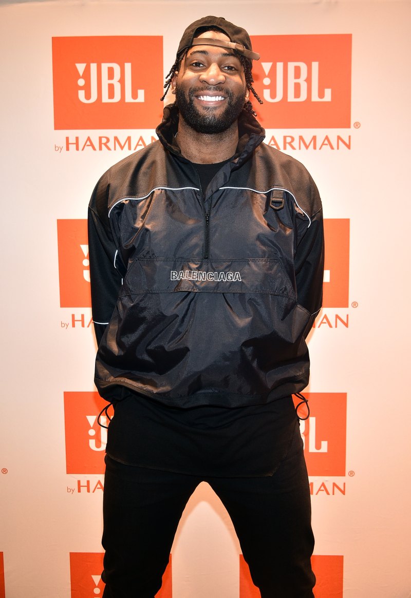 1156959088 NEW YORK, NEW YORK - JUNE 18: Andre Drummond, NBA star and JBL ambassador arrives to participate at JBL Full-Court Press, an exclusive panel discussion with professional basketball players and top pick draftees moderated by Jay Williams of The Players’ Tribune. The event was held at the HARMAN Store on June 18, 2019 in New York City. (Photo by Theo Wargo/Getty Images for JBL)