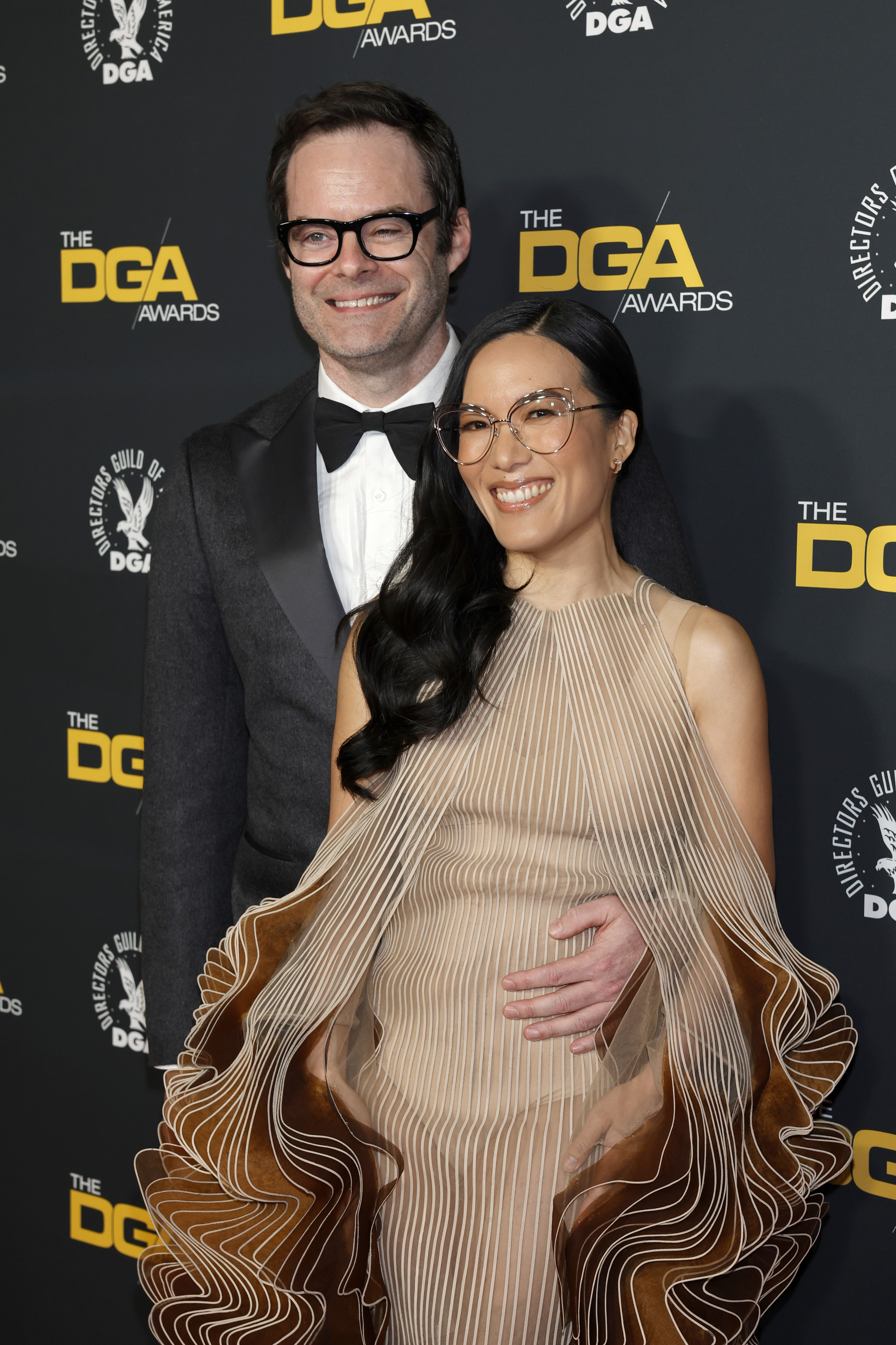 2198451110 BEVERLY HILLS, CALIFORNIA - FEBRUARY 08: (L-R) Bill Hader and Ali Wong attend the 77th Annual Directors Guild of America Awards at The Beverly Hilton on February 08, 2025 in Beverly Hills, California. (Photo by Frazer Harrison/Getty Images)