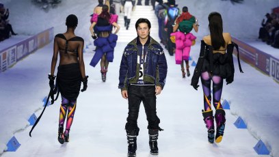 2256649388 'Heated Rivalry' Star Hudson Williams Makes His Runway Debut at Milan Fashion Week