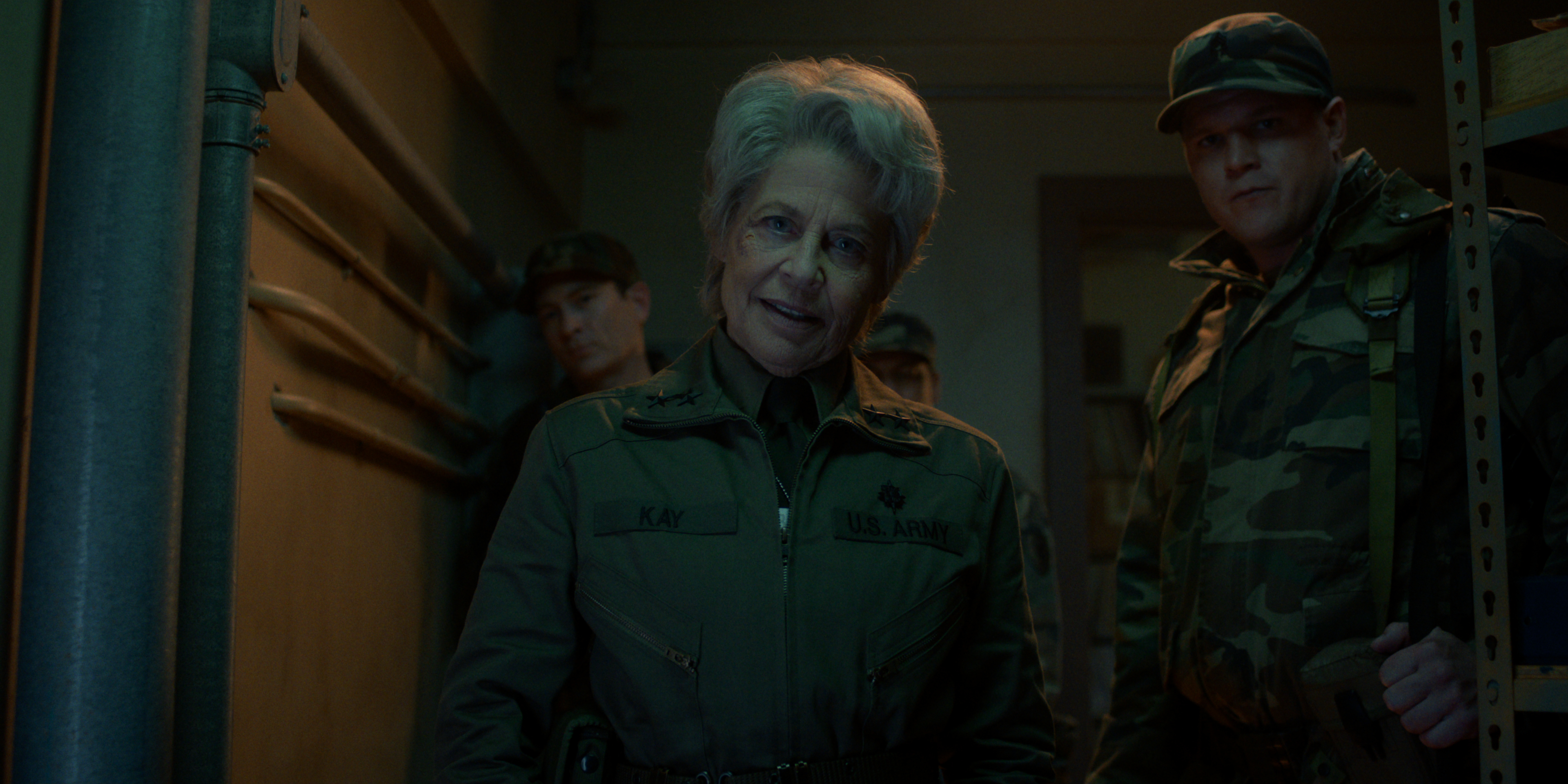 STRANGER THINGS: SEASON 5. Linda Hamilton as Dr. Kay in Stranger Things: Season 5. Cr. COURTESY OF NETFLIX © 2025