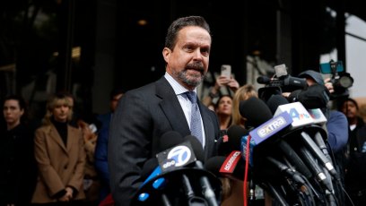 2251779005 Defense attorney Alan Jackson speaks to the press outside Los Angeles Superior Court where the arraignment of Nick Reiner, son of the late film director Rob Reiner, on double murder charges was continued until January 7, 2026, on December 17, 2025 in Los Angeles, California. The son of famed Hollywood director Rob Reiner was charged with two counts of first-degree murder over the brutal slaying of his parents, the chief prosecutor of Los Angeles said on December 16. (Photo by Caroline BREHMAN / AFP via Getty Images)