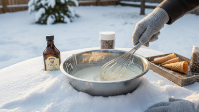 google gemini winter snow ice cream
