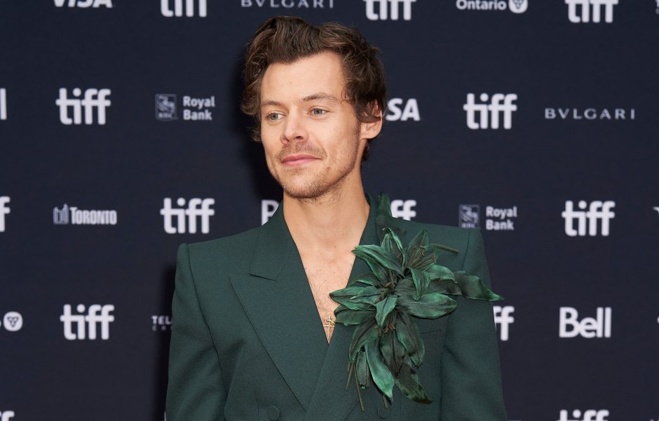 1243151322 British singer-actor Harry Styles arrives for the premiere of My Policeman during the Toronto International Film Festival in Toronto, Ontario, Canada, on September 11, 2022. (Photo by Geoff Robins / AFP) (Photo by GEOFF ROBINS/AFP via Getty Images)