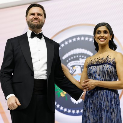 2195007164 WASHINGTON, DC - JANUARY 20: Vice President JD Vance and his wife Usha Vance attend the Commander-in-Chief Ball on January 20, 2025 in Washington, DC. President Trump attends some of the inaugural balls after taking the oath as the 47th president. (Photo by Anna Moneymaker/Getty Images)