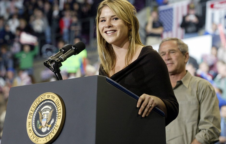 1252163230 jenna bush hager at campaign rally