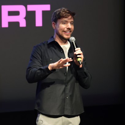 2250620778 nCULVER CITY, CALIFORNIA - DECEMBER 07: Jimmy Donaldson aka MrBeast speaks as Prime Video hosts an advance screening and Q&A with Jimmy Donaldson AKA MrBeast for "Beast Games" season two in Los Angeles at The Culver Studios on December 07, 2025 in Culver City, California. (Photo by Emma McIntyre/Getty Images for Prime Video)