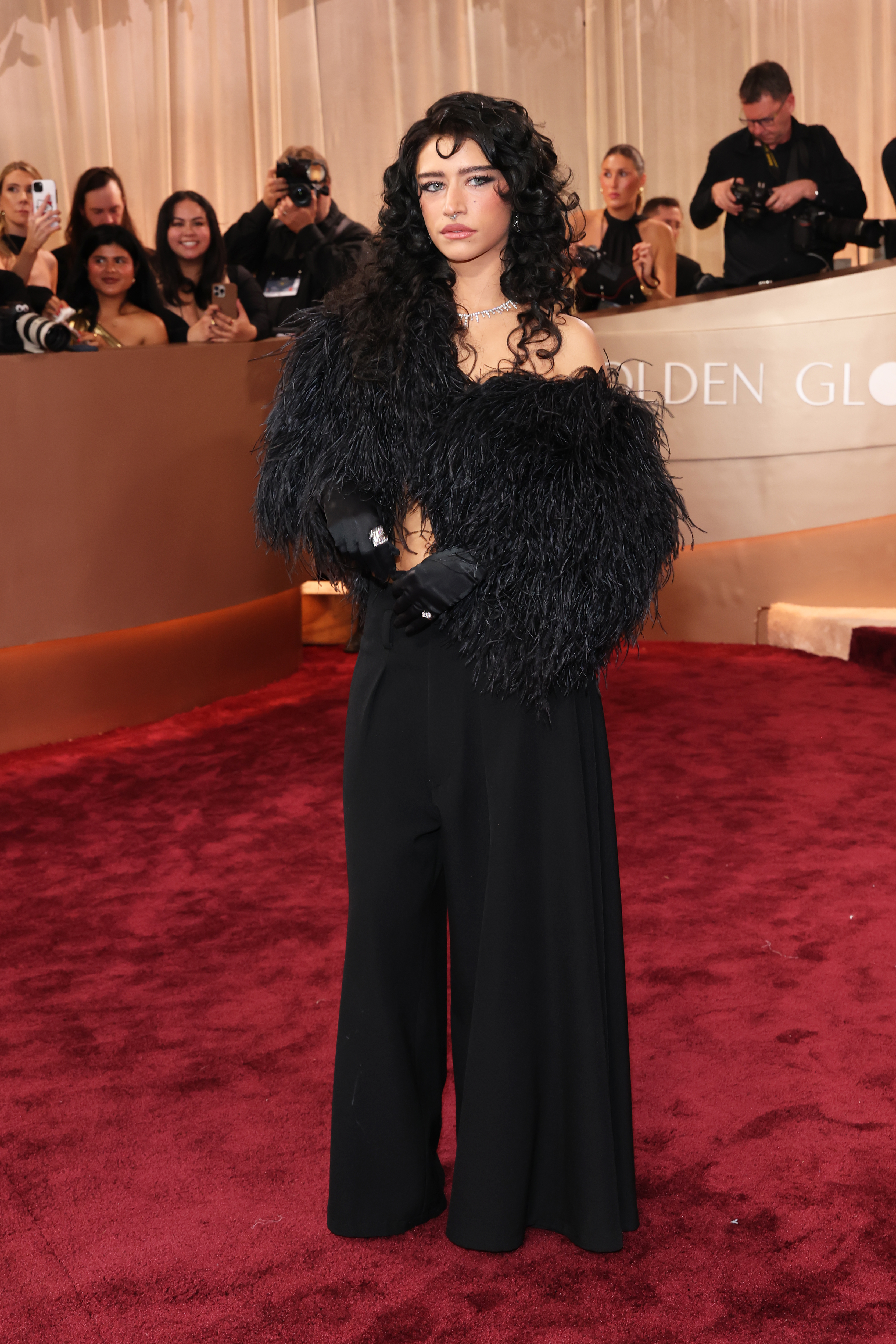 2255778764 BEVERLY HILLS, CALIFORNIA - JANUARY 11: (FOR EDITORIAL USE ONLY) Odessa A'zion attends the 83rd Annual Golden Globe Awards at The Beverly Hilton on January 11, 2026 in Beverly Hills, California. (Photo by Amy Sussman/Getty Images)